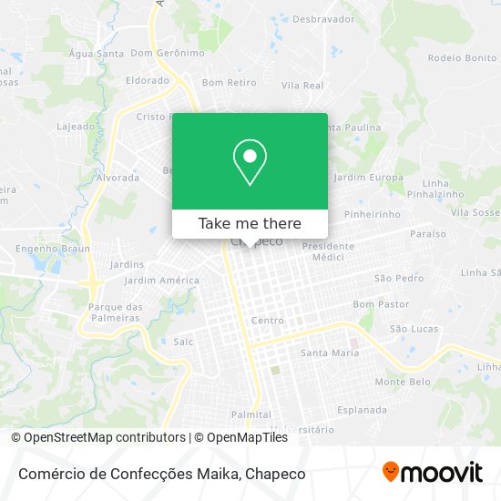 Comércio de Confecções Maika map