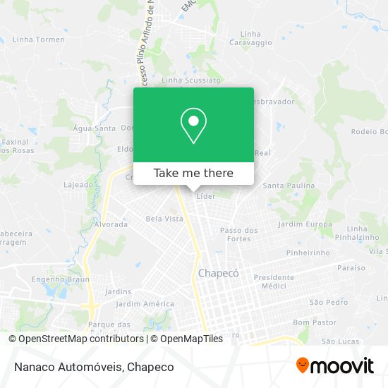 Nanaco Automóveis map