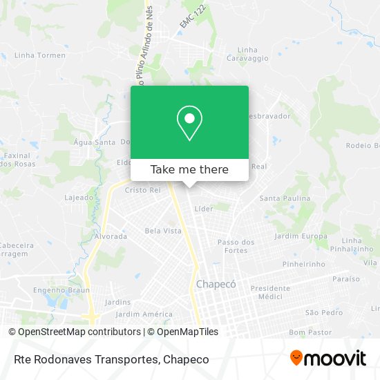Rte Rodonaves Transportes map