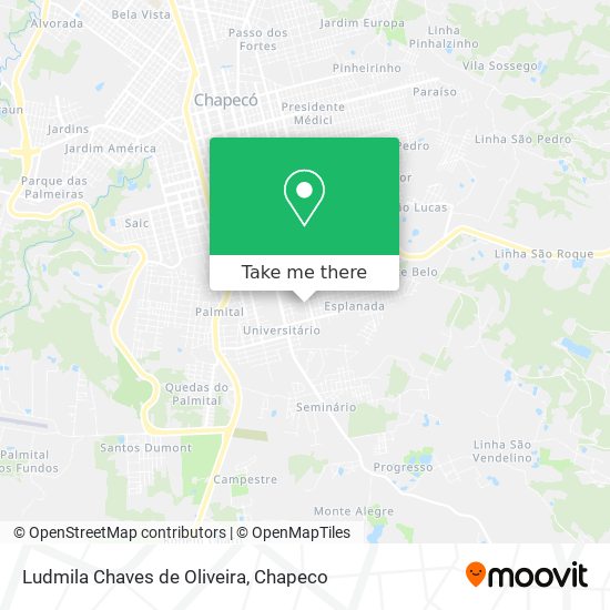 Ludmila Chaves de Oliveira map