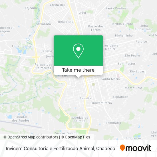 Invicem Consultoria e Fertilizacao Animal map