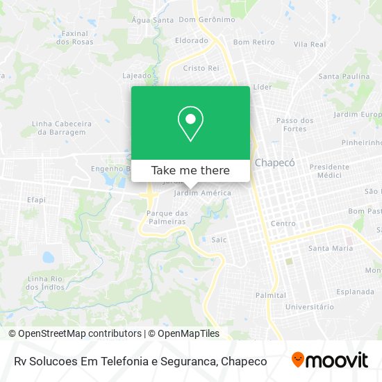 Rv Solucoes Em Telefonia e Seguranca map