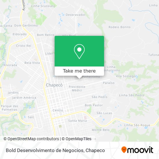 Bold Desenvolvimento de Negocios map