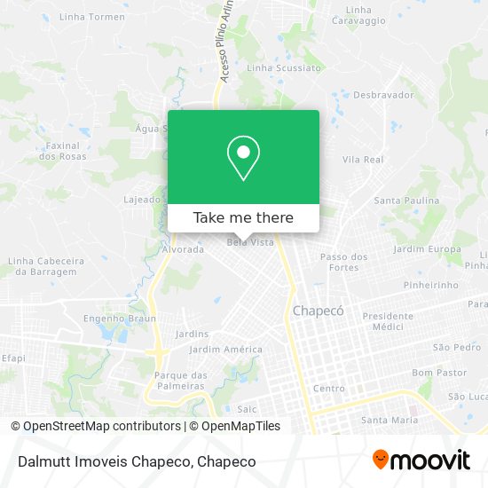 Dalmutt Imoveis Chapeco map