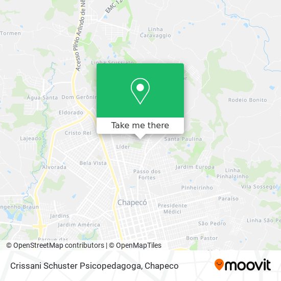 Crissani Schuster Psicopedagoga map