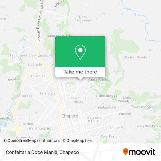 Confeitaria Doce Mania map