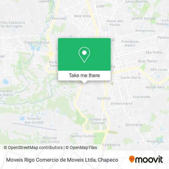 Moveis Rigo Comercio de Moveis Ltda map