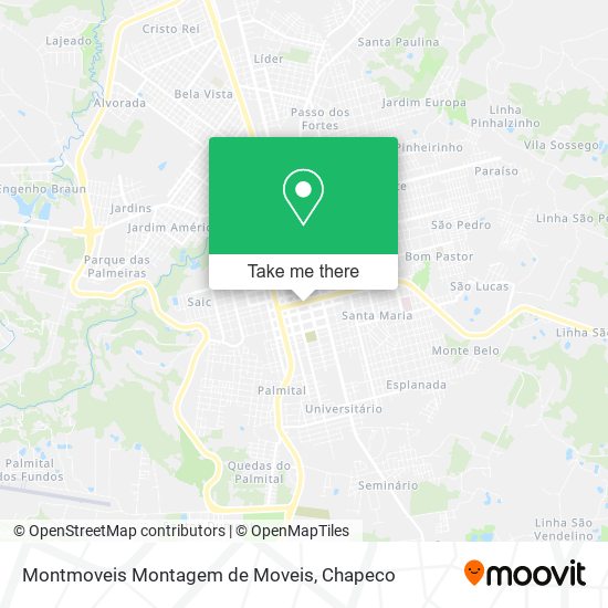 Montmoveis Montagem de Moveis map