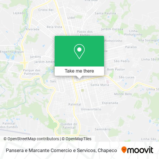 Pansera e Marcante Comercio e Servicos map