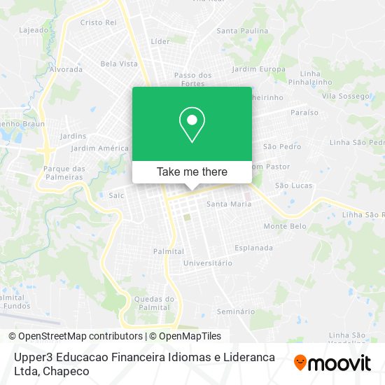 Upper3 Educacao Financeira Idiomas e Lideranca Ltda map