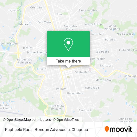 Raphaela Rossi Bondan Advocacia map