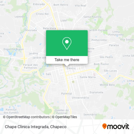 Chape Clinica Integrada map