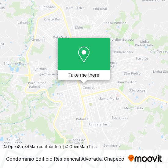 Condominio Edificio Residencial Alvorada map