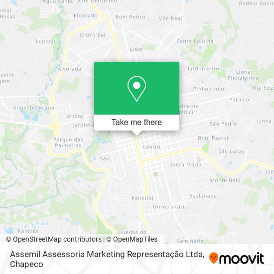 Assemil Assessoria Marketing Representação Ltda map