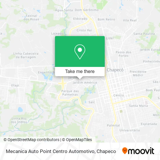 Mecanica Auto Point Centro Automotivo map