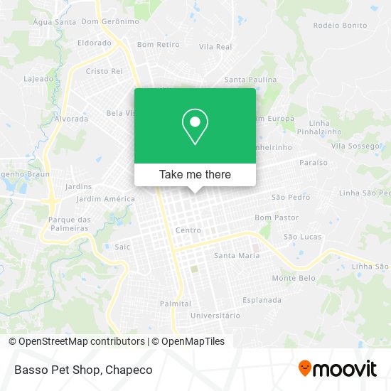 Basso Pet Shop map