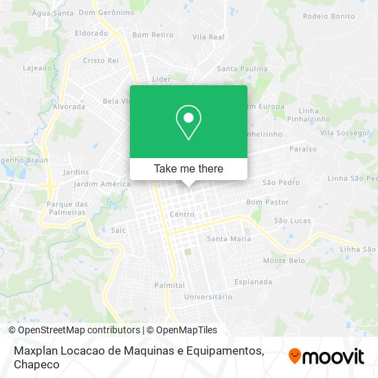 Maxplan Locacao de Maquinas e Equipamentos map