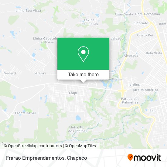 Mapa Frarao Empreendimentos