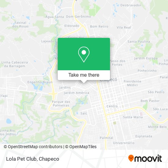 Lola Pet Club map