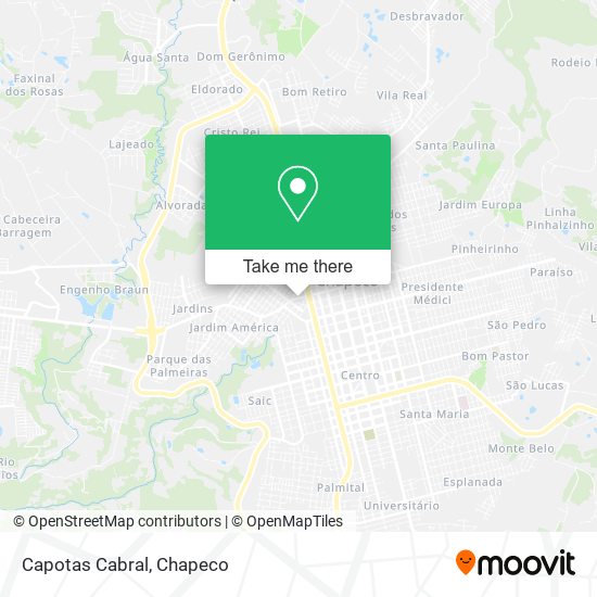 Mapa Capotas Cabral