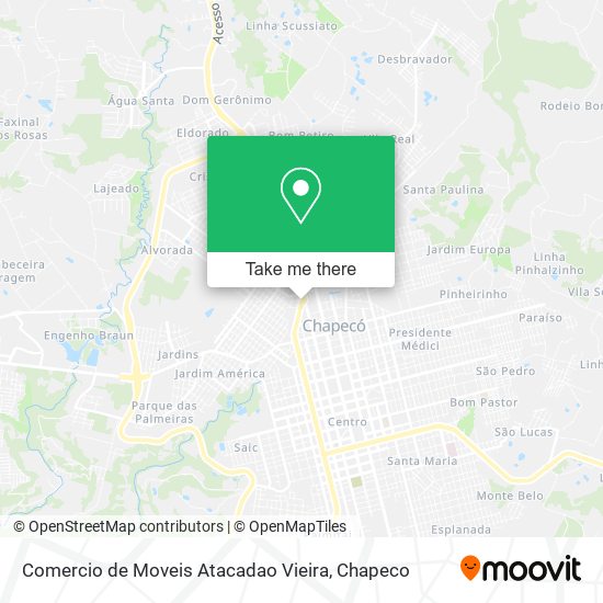 Comercio de Moveis Atacadao Vieira map