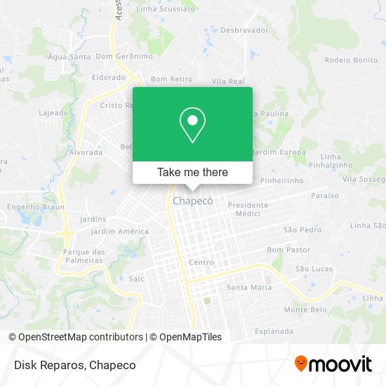 Disk Reparos map