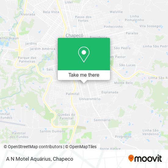 A N Motel Aquárius map