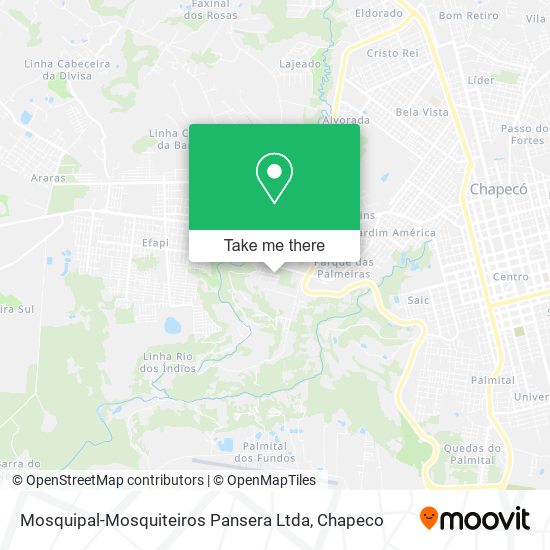 Mosquipal-Mosquiteiros Pansera Ltda map