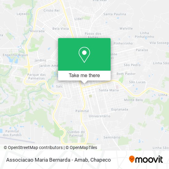 Associacao Maria Bernarda - Amab map