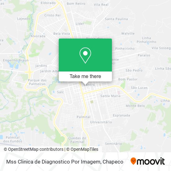 Mapa Mss Clinica de Diagnostico Por Imagem