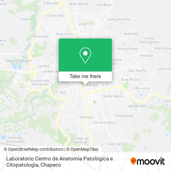 Laboratório Centro de Anatomia Patológica e Citopatologia map