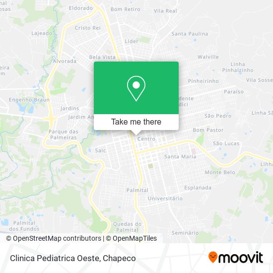 Clinica Pediatrica Oeste map