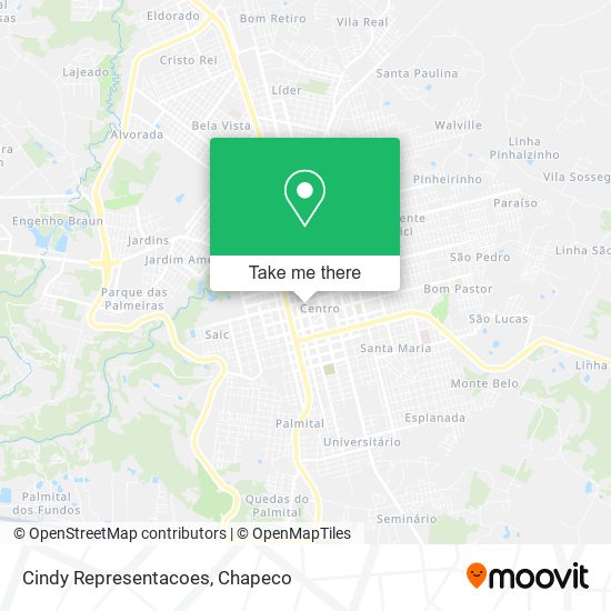 Mapa Cindy Representacoes