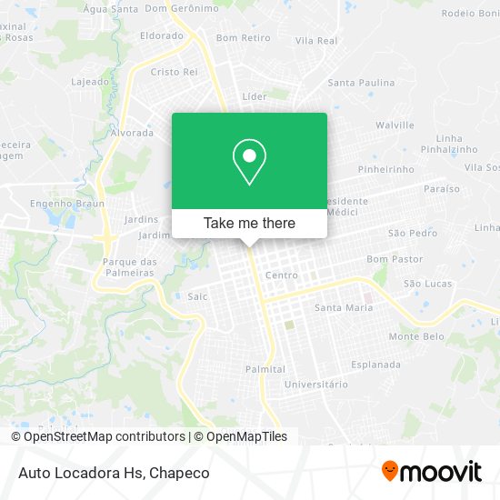 Auto Locadora Hs map