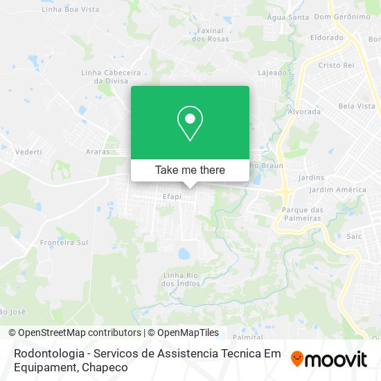 Rodontologia - Servicos de Assistencia Tecnica Em Equipament map