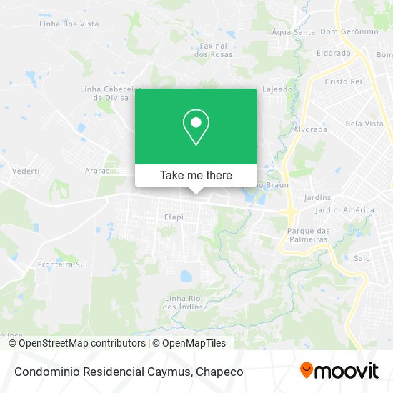Mapa Condominio Residencial Caymus