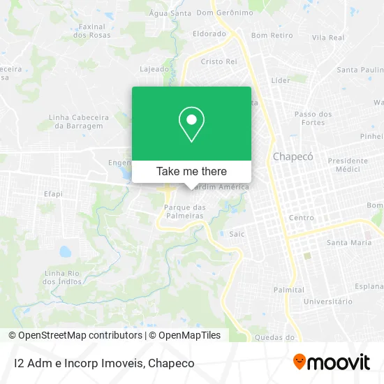 I2 Adm e Incorp Imoveis map