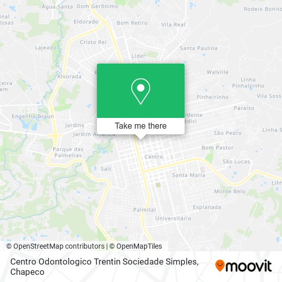 Centro Odontologico Trentin Sociedade Simples map