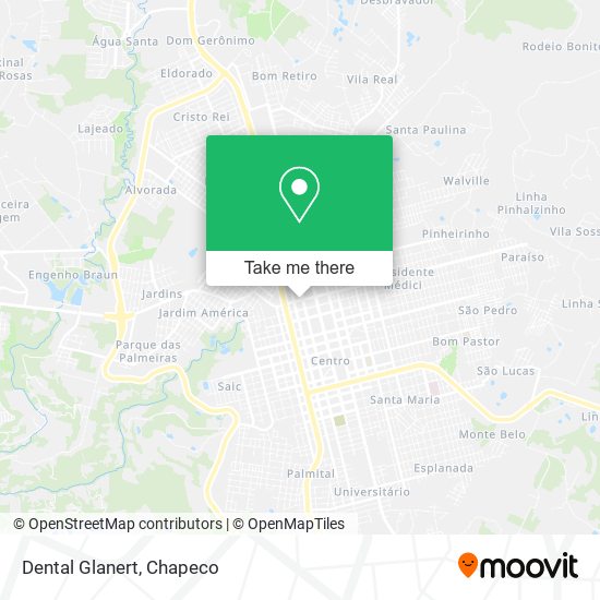 Mapa Dental Glanert