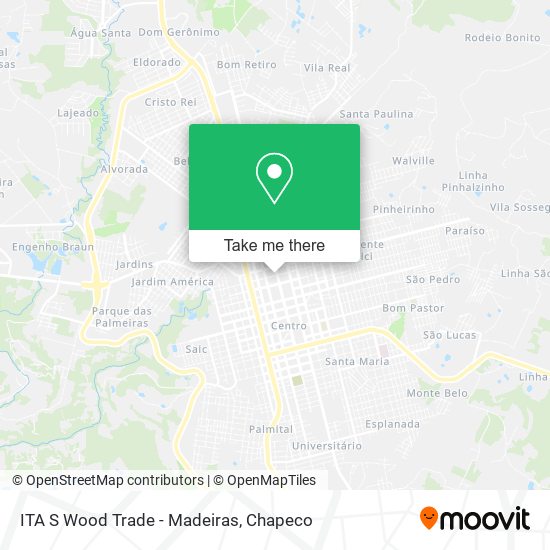 Mapa ITA S Wood Trade - Madeiras