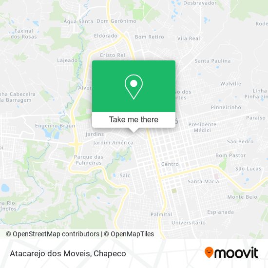 Atacarejo dos Moveis map