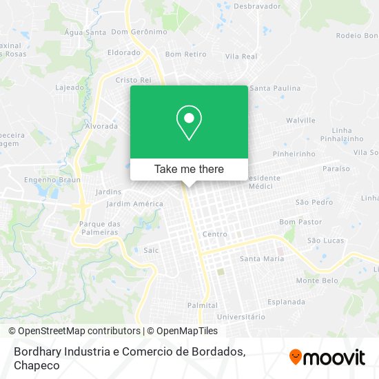 Bordhary Industria e Comercio de Bordados map