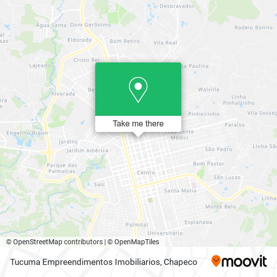 Tucuma Empreendimentos Imobiliarios map