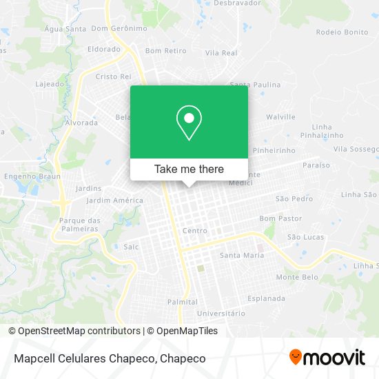 Mapcell Celulares Chapeco map