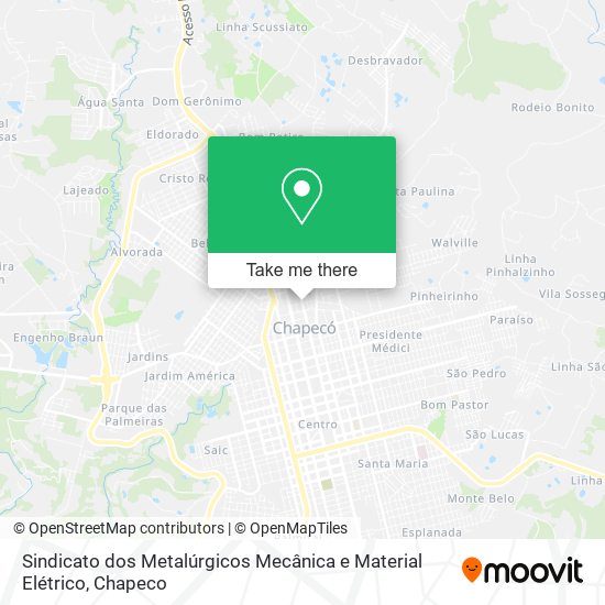 Sindicato dos Metalúrgicos Mecânica e Material Elétrico map