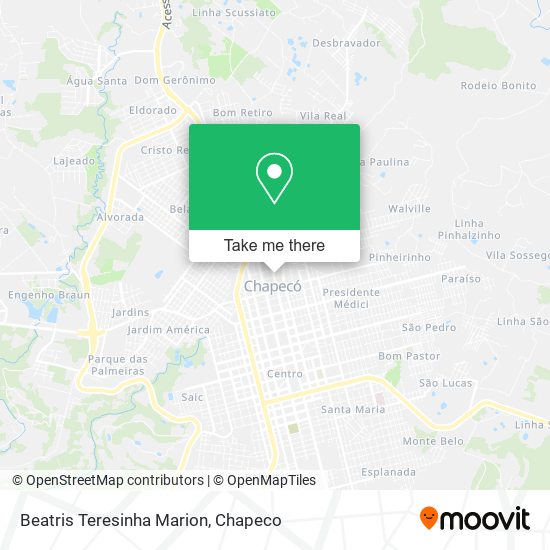 Beatris Teresinha Marion map