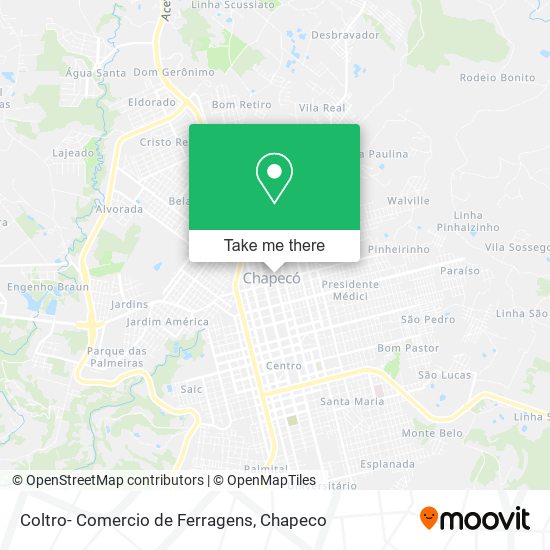 Coltro- Comercio de Ferragens map