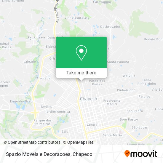 Spazio Moveis e Decoracoes map