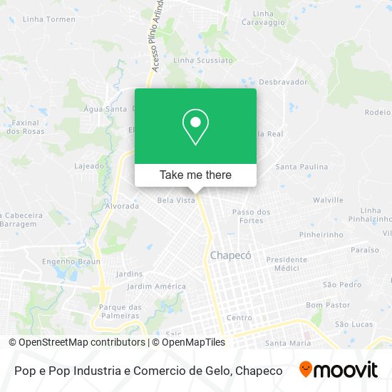 Mapa Pop e Pop Industria e Comercio de Gelo