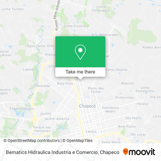 Bematics Hidraulica Industria e Comercio map